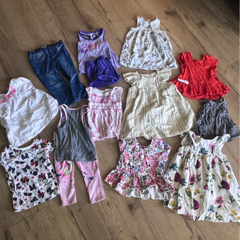 Girls 18-24m bundle of shirts, dresses, pants and athletic sets!